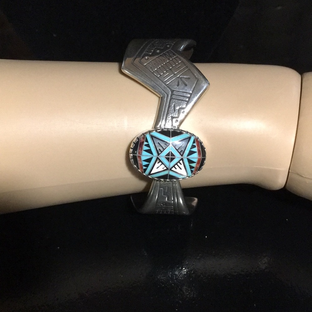 VINTAGE R&M TENORIO MORNING STAR S S CUFF BRACELET